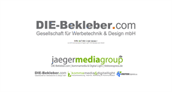 Desktop Screenshot of die-bekleber.com